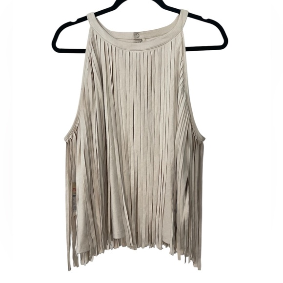 Idyllwind Tops - Idyllwind Cream Fringe Tank Top